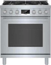 Bosch 800 Series HGS8055UC 30 Inch Freestanding Gas Range with 5 Sealed Burners