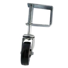 Spring Loaded Gate Door Wheel Swivel Castor 100mm (4) Diameter for Up to 60kg