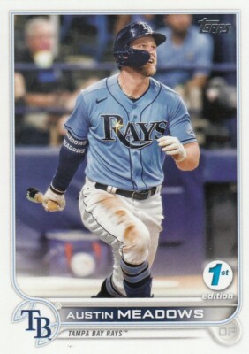 AUSTIN MEADOWS TOPPS FIRST 1ST EDITION BASE TAMPA BAY RAYS #152 2022 22