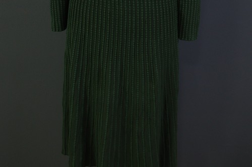 ANTONINO VALENTI grünes Langarm Viskose Viskose Bodycon Pullover Kleid Gr. 44 - Bild 9 von 15