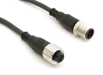 0.6m Hirschmann 933 427-022 PUR Verbindungsleitung M12 4-Pin St/Bu M/F 0° Cable