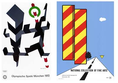 Bundle- 2 Assorted Allan D'Arcangelo Authentic Serigraphs