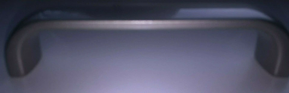 Bügelgriff Edelstahldesign BA 128 mm Griff gebogen Küche Metallgriff , 138 mm l.