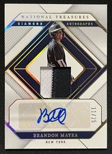 2023 National Treasures Baseball Brandon Mayea Prospect Patch Auto /25 Yankees