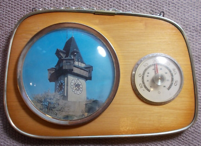 German Made Schobberg  Midcentury  Barometer GRAZ-STEIRMARK UHRTURM AM SCHOBBERG