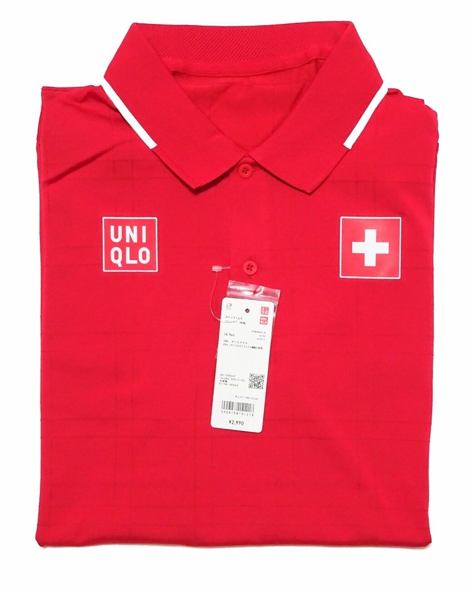 Uniqlo x Roger Federer Dry-EX Polo Shirt 2021 Tokyo Olympics