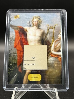 2023 Pieces Of The Past Apollo Canvas Authentic Relic #CANVAS-AP and bonus cards