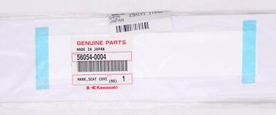 Kawasaki Seat Cover Mark Part Number - 56054-0004 | eBay