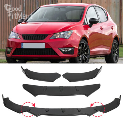 Für SEAT IBIZA Tuning ST FR Glänz Frontspoiler Spoilerschwert Splitter Lippe