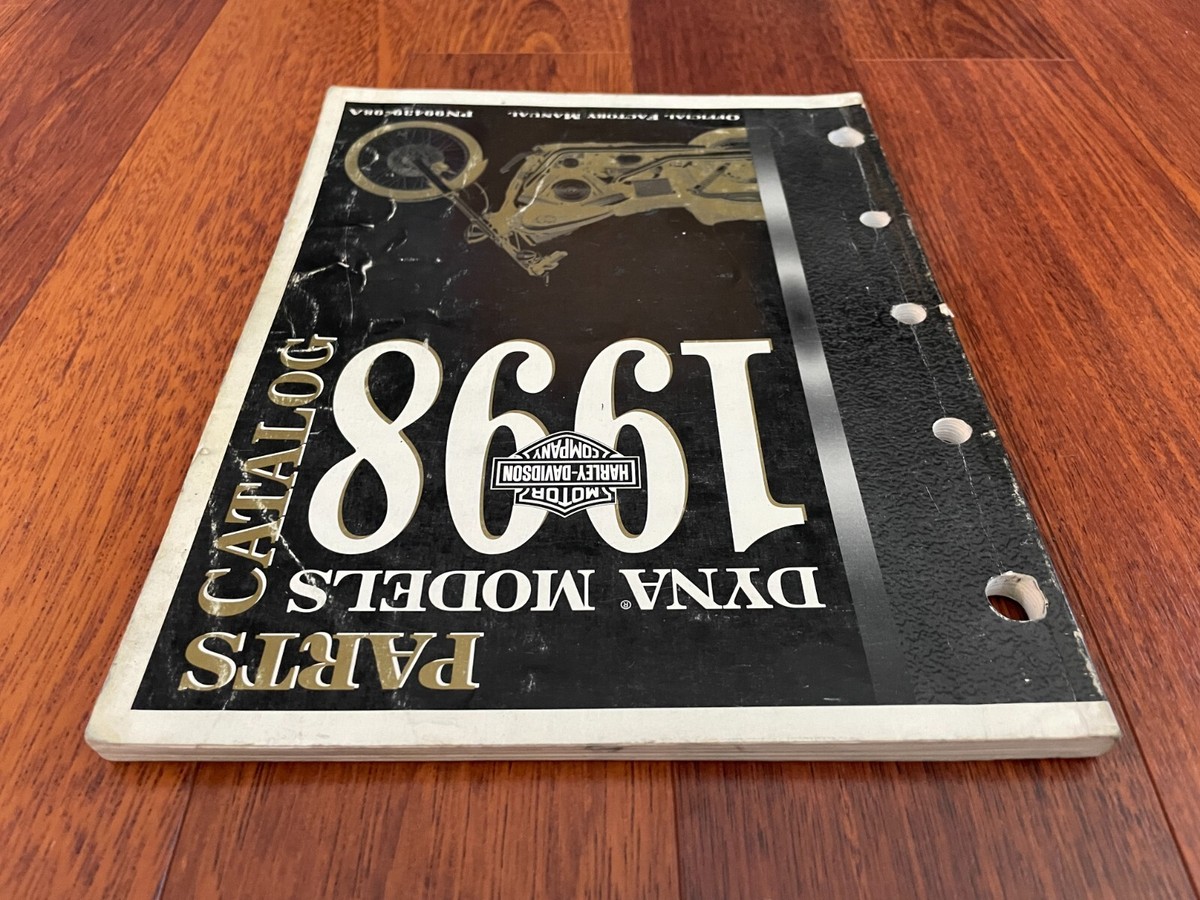 Harley Davidson 1998 Dyna Models OEM Parts Catalog P/N 99439-98A