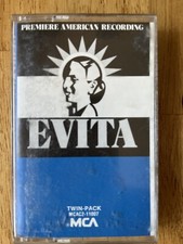 Evita Music Premiere American Recording 1979 Cassette Tape