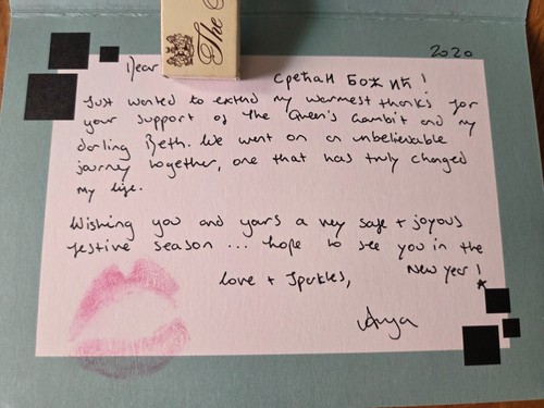 Signed Anya Taylor-Joy QUEEN'S GAMBIT Promo DVD + Letter, Kiss (Netflix FYC) - Picture 11 of 14