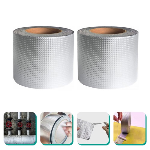 2 Pcs Roof Seal Tape Insulating Duct Aluminum Foil Waterproof eBay