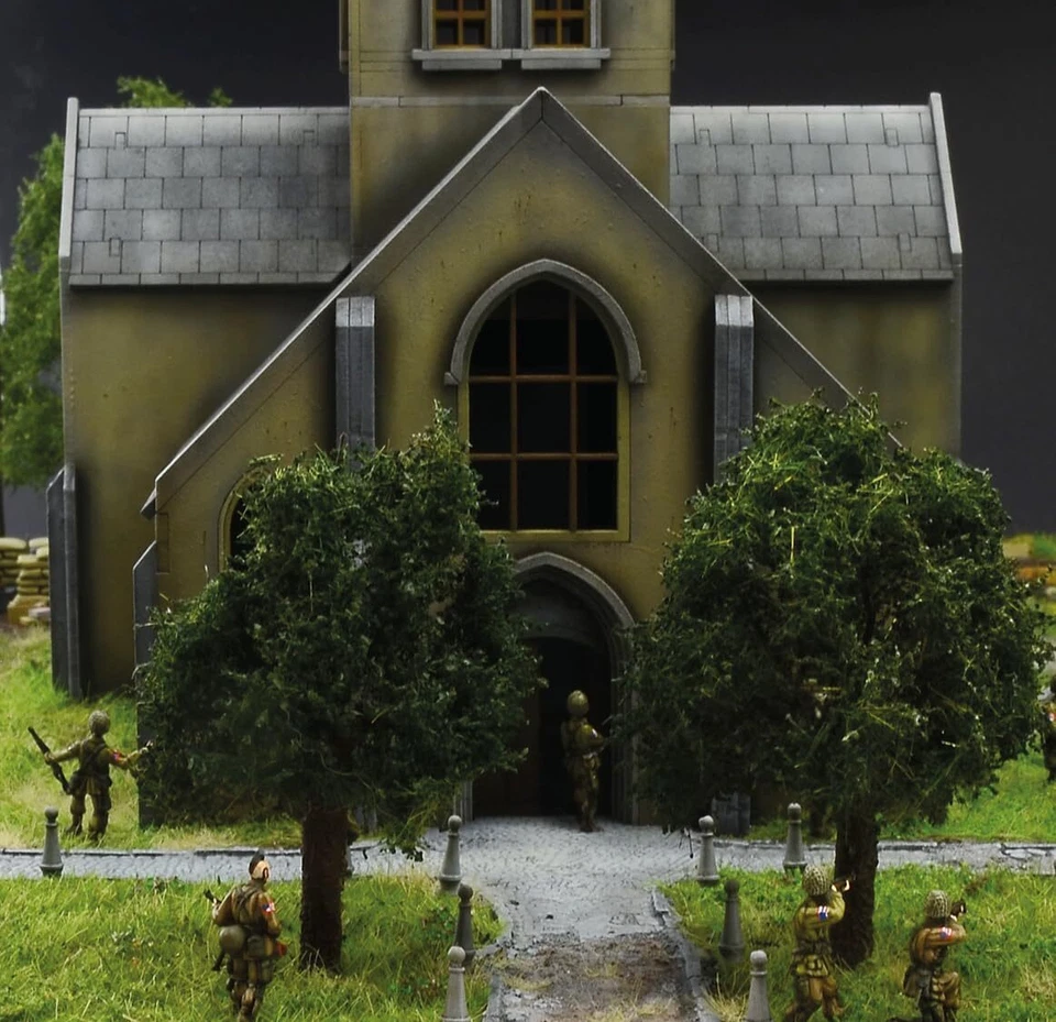 Battle Of Normandy Saint / Mere / Eglise 6 June 1944 Plastic Kit 1:72 Model - Immagine 2 di 4