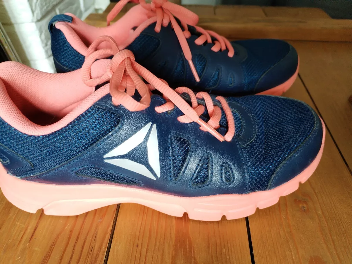 Fitness Run Reebok Trainfusion Nine 2 BD4800 Navy Salmon Pink Shoes Trainers