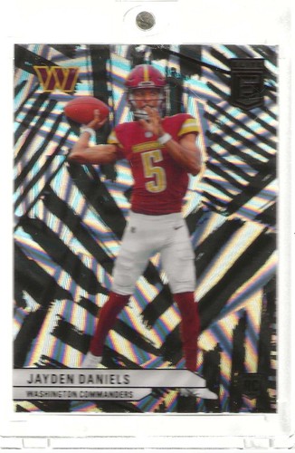 Jayden Daniels 2024 Donruss Elite RC 165 Razzle Dazzle SSP
