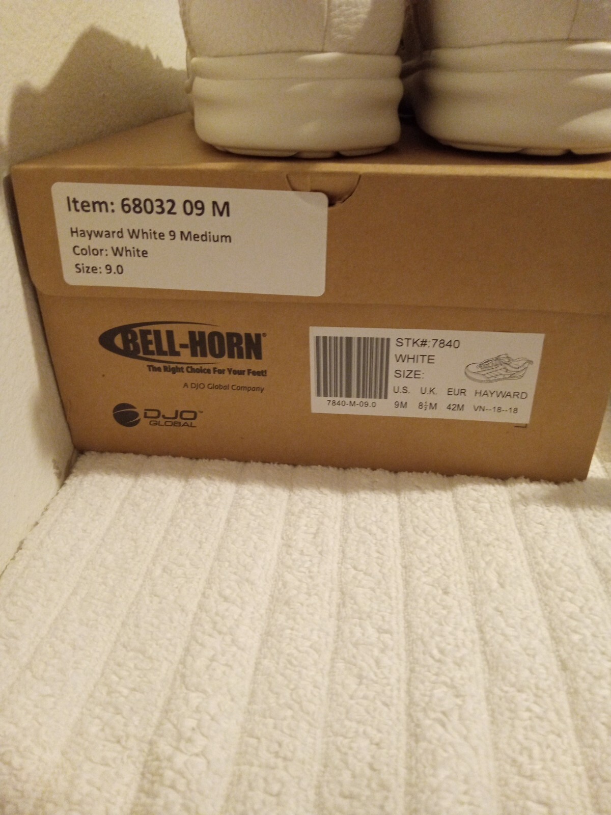Bell Horn Diabetic Mens Tennis Shoes Size 9M