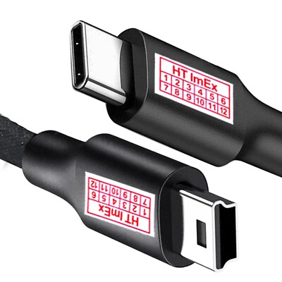 USB Typ-C zu Mini USB-Kabel USB-C Stecker zu Mini-B Stecker Adapter Konver.ca