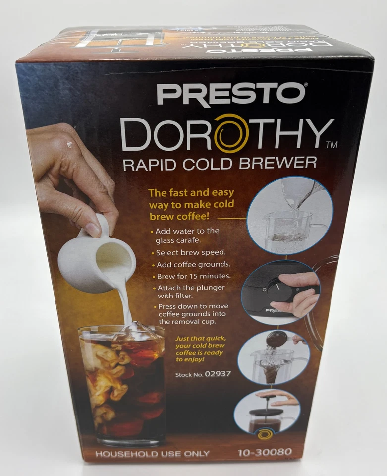 Presto Dorothy Rapid Cold Brewer Coffee Maker - New In Box - Image 3 of 4