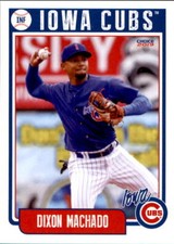 2019 Iowa Cubs Choice #18 Dixon Machado San Cristobal Venezuela VZ Baseball Card