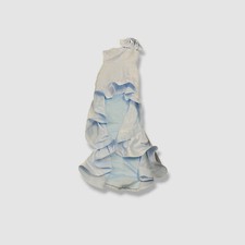 City Studio Juniors Women's Blue Bow One-Shoulder A-Line Dress Size 11-12