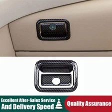 For Toyota Camry 2018-2022 Carbon Fiber Co-Pilot Storage Box Handle Cover Trim