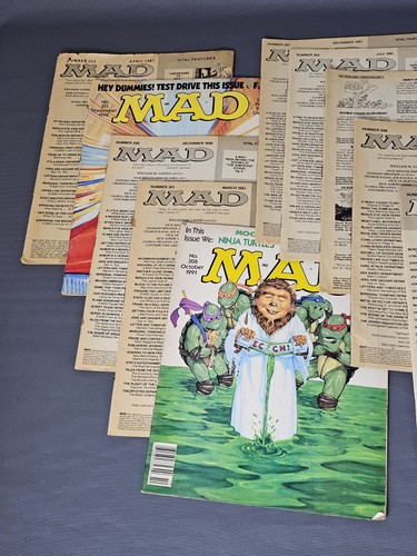 VINTAGE LOT OF 15 MAD MAGAZINES 1981. 1983. 1990. 1991. 1992. - Picture 4 of 4