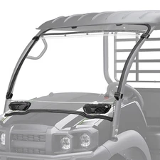 KEMIMOTO Front Full Windshield Vented Scratch Resistant For Kawasaki Mule SX SE