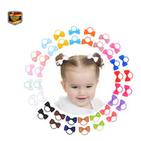 Jollybows 40 StüCk 2 Zoll Haargummis MäDchen Bunt Kleine Elastische Z