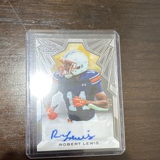 2025 Leaf Trinity Clear Auto Silver Rookie Robert Lewis #CA-RL3 Autograph /3