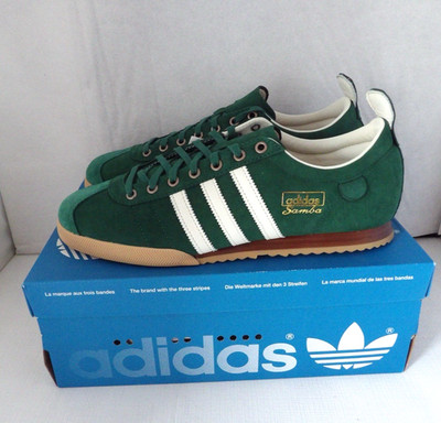 NWOB Authentic ADIDAS SAMBA 62 Green/White Suede Men's 11 M Women's 12 M
