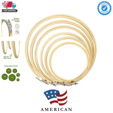 6 Pieces Embroidery Hoop Set, 4 inch to 10 inch