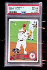 2011 TOPPS UPDATE #US310 SCOTT ROLEN REDS HOF PSA 10