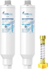 Filterlogic RV Inline Water Filter Reduces Ch...