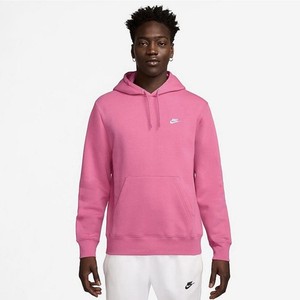 pink nike oversized hoodie