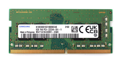 8GB Samsung M471A1K43DB1-CWE PC4-3200AA DDR4 SODIMM