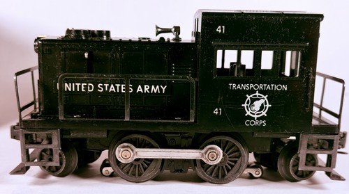 Lionel Postwar '55-57 # 41 Army Switcher w/Box and Instructions!