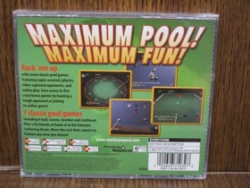Video Game Sega Dreamcast Maximum Pool NEW SEALED Jewel