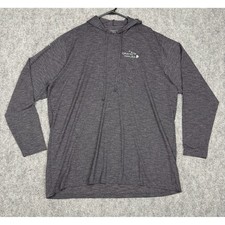 Anetik Men 3XL Gray Sun Hoodie Grand Wailea UPF 30 Performance Shirt MVLPRH8