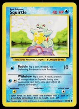 Squirtle 63/102 Base Set Unlimited Common Moderately Played on eBay