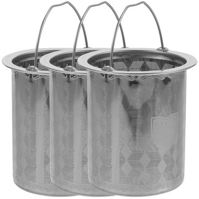 3 Pcs Siebeinsatz Teekannensiebe Aus Metall Feinmaschiges Teeblattsieb