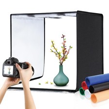 Photo Box 24"x24" Photo Studio Light Box for Photography Portable Large Light...