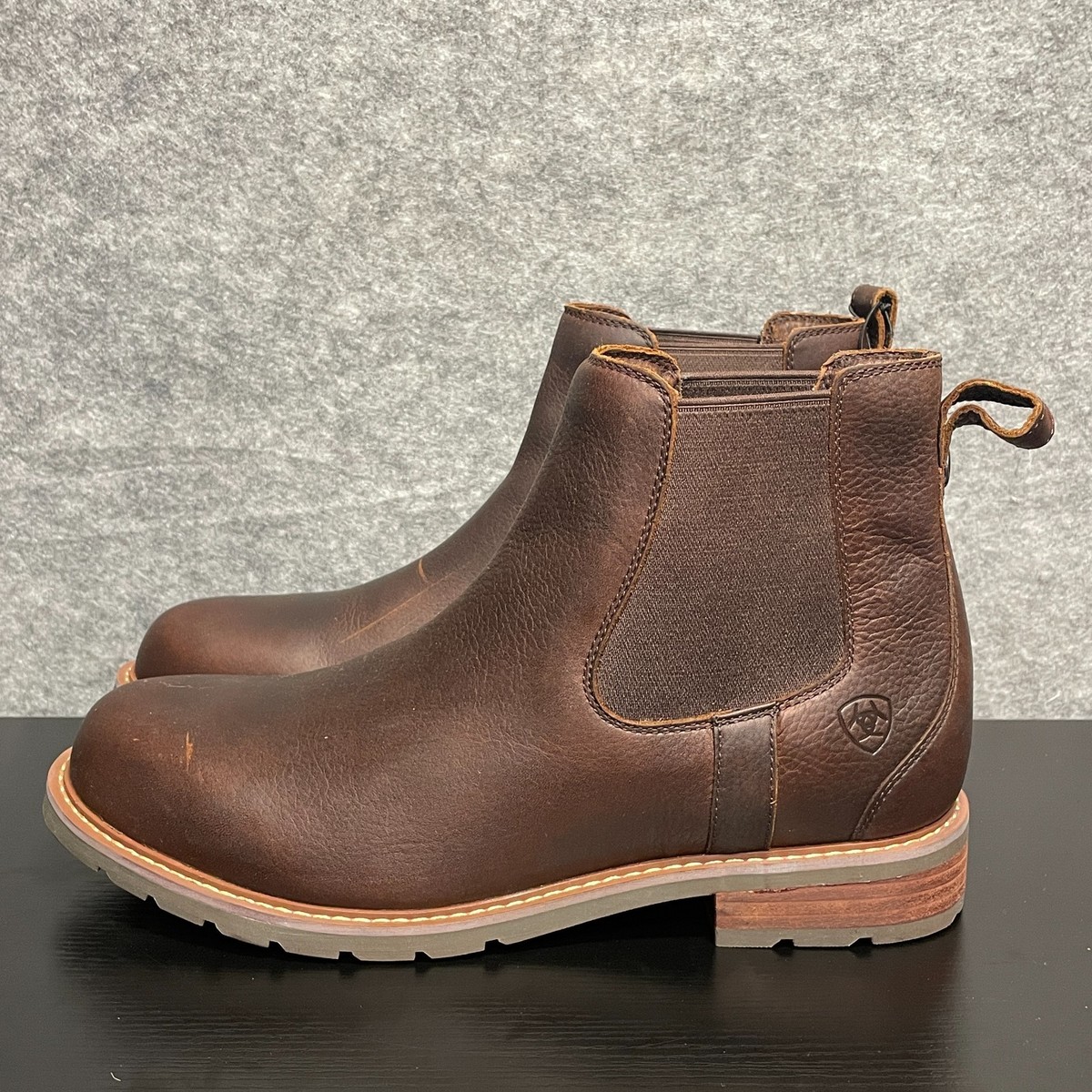 Ariat Wexford H2O Boots Mens 11.5 D EU 45 Dark Brown Leather 