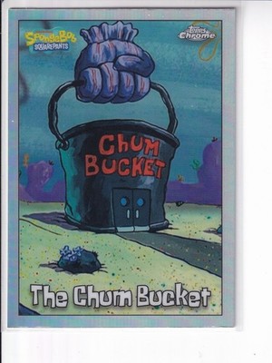 2025 Topps Chrome SpongeBob Refractor Chum Bucket 48