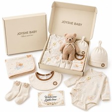 8Piece Newborn Baby Cotton Clothes Gift Box Set Shower Welcome Present