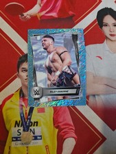 2025 Topps Chrome WWE Aqua Shimmer Refractor Riley Osborne /199
