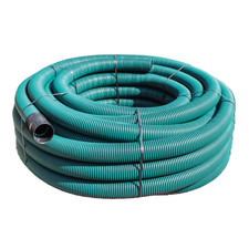 TUBO CORRUGATO DOPPIA PARETE PE PER DRENAGGIO Ø ESTERNO 110MM ROTOLO 50 MT