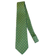 Brooks Brothers 346 Silk Tie Nautical Sailing Sailboats Life Preservers Green
