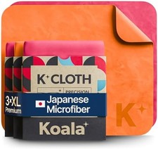 Koala Microfiber Lens Cleaning Cloth 3-Pack Pink  Orange