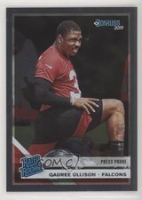 2019 Panini Donruss Rated Rookie Press Proof Silver /100 Qadree Ollison #349 b2v